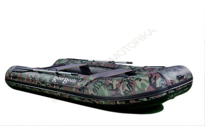 Лодка RiverBoats RB-350 ( камуфляж ) пол 12 мм
