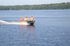 Алюминиевая лодка Wellboat 46 консоль