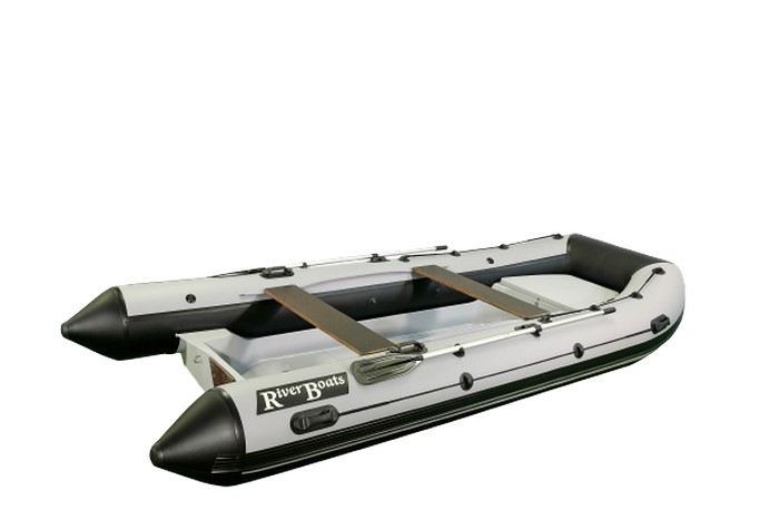 Надувная лодка RIB RiverBoats RB-430 со встроенным рундуком