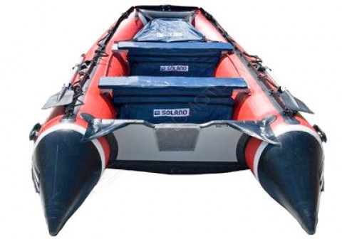Лодка надувная SOLANO Super Pro XSA470 ( красно-черный )