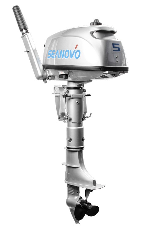 Лодочный мотор SEANOVO SN5FHS 5 л.с. двухтактный (с баком 12л)