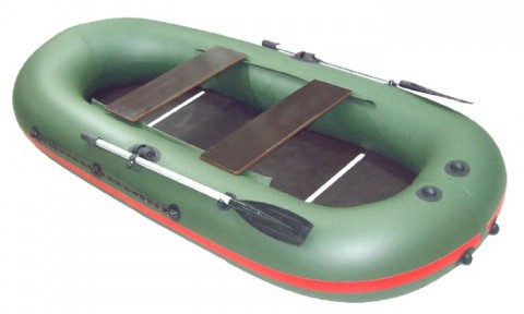 Лодка Мнев и К TUZ-320 (оливка) с пайолами