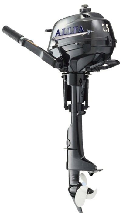 Лодочный мотор ALLFA F2.5S 2.5 л.с. четырехтактный