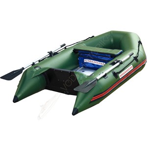 Лодка NISSAMARAN MUSSON 290 ( зеленый ) дерев. пол P/L