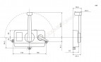 Дистанционное управление правый борт, тянет газ, 5м. Yang-Xian